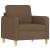 Set de canapele cu perne, 3 piese, maro, textil GartenMobel Dekor