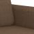 Set de canapele cu perne, 3 piese, maro, textil GartenMobel Dekor
