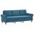 Set de canapele cu perne, 2 piese, albastru, catifea GartenMobel Dekor