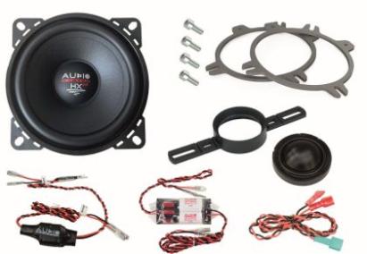 Sistem XFIT BWW 100 mm în 2 căi pentru față și spate pentru toate modelele BMW E, F și G cu crossover plug'n'play 135/90W (max/rms) CarStore Technology