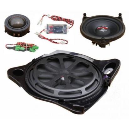 KIT  Sistem component Dedicat Mercedes Clasa C W205 m-fit  150W pe 3 căi Audio System German Sound CarStore Technology