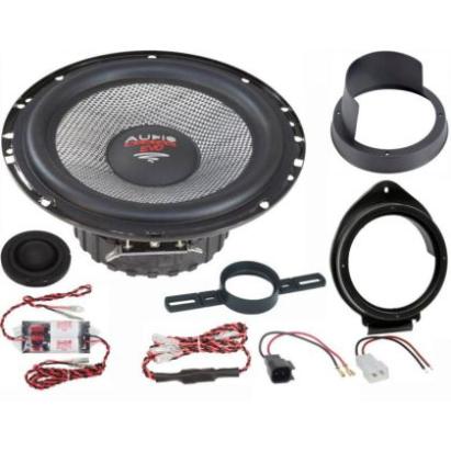 KIT Sistem component Dedicat Opel Astra K EVO2 x-fit  6.5" 165mm 110W pe 2 căi Crossover plug'n'play  Audio System German Sound CarStore Technology