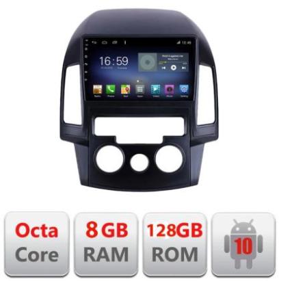 Navigatie HHyundai I30 2009-2012 clima manuala F-i30ac Octa Core cu Android Radio Bluetooth Internet GPS WIFI DSP 8+128 CarStore Technology