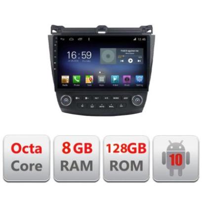 Navigatie Honda Accord 2004-2008 F-accord Octa Core cu Android Radio Bluetooth Internet GPS WIFI DSP 8+128GB 4G CarStore Technology