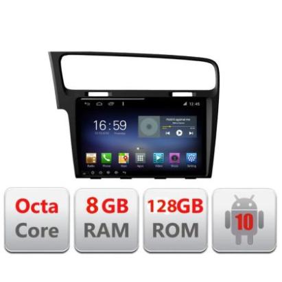 Navigatie VW Golf 7 F-491 Octa Core cu Android Radio Bluetooth Internet GPS WIFI DSP 8+128GB 4G CarStore Technology