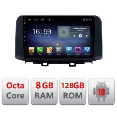 Navigatie Hyndai Kona F-1058 Octa Core cu Android Radio Bluetooth Internet GPS WIFI DSP Octa Core 8+128GB 4G CarStore Technology