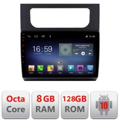 Navigatie VW Touran 2010-2016 F-touran3 Octa Core cu Android Radio Bluetooth Internet GPS WIFI DSP 8+128GB 4G CarStore Technology