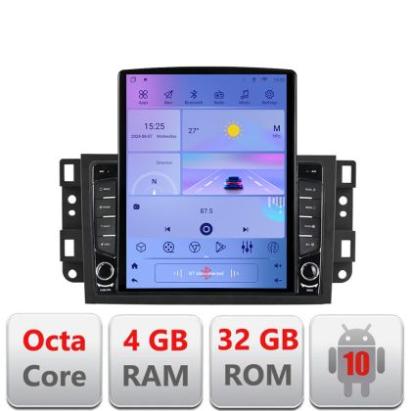 Navigatie Chevrolet Captiva G-020 ecran tip TESLA 9.7" cu Android Radio Bluetooth Internet GPS WIFI 4+32GB DSP 4G Octa CarStore Technology