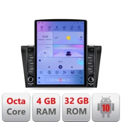 Navigatie Mazda 3 2009-2014 G-034 ecran tip TESLA 9.7" cu Android Radio Bluetooth Internet GPS WIFI 4+32GB DSP 4G Octa CarStore Technology