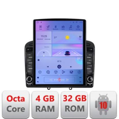 Navigatie Peugeot 308 G-038 ecran tip TESLA 9.7" cu Android Radio Bluetooth Internet GPS WIFI 4+32GB DSP 4G Octa Core CarStore Technology