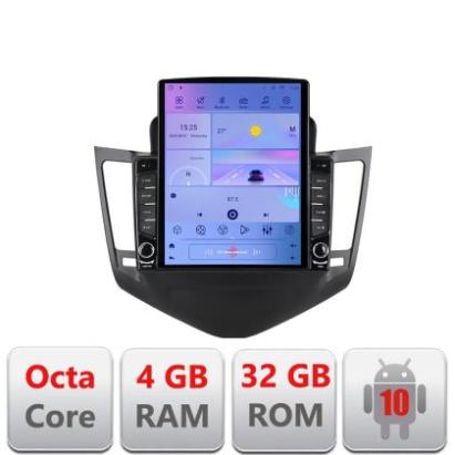 Navigatie Chevrolet Cruze 2009- G-045 ecran tip TESLA 9.7" cu Android Radio Bluetooth Internet GPS WIFI 4+32GB DSP 4G CarStore Technology