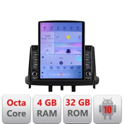 Navigatie Renault Megane 3 Fluence G-145 ecran tip TESLA 9.7" cu Android Radio Bluetooth Internet GPS WIFI 4+32GB DSP CarStore Technology