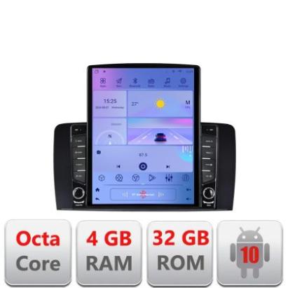 Navigatie Mercedes Clasa R G-215 ecran tip TESLA 9.7" cu Android Radio Bluetooth Internet GPS WIFI 4+32GB DSP 4G Octa CarStore Technology