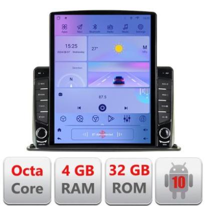 Navigatie universala 2 din 9 inch ecran tip TESLA 9.7" cu Android Radio Bluetooth Internet GPS WIFI 4+32GB DSP 4G O CarStore Technology