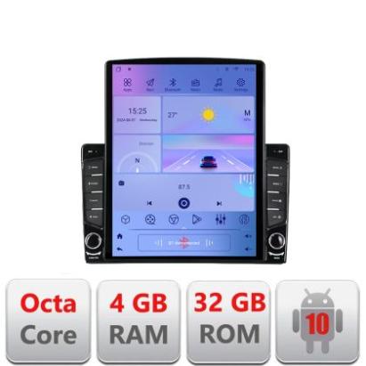 Navigatie Peugeot 307 G-307 ecran tip TESLA 9.7" cu Android Radio Bluetooth Internet GPS WIFI 4+32GB DSP 4G Octa Core CarStore Technology