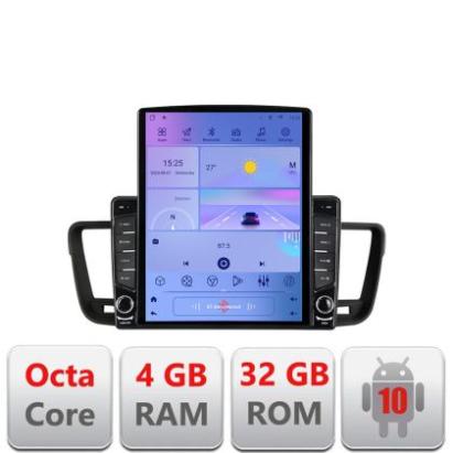 Navigatie Peugeot 508 G-5637 ecran tip TESLA 9.7" cu Android Radio Bluetooth Internet GPS WIFI 4+32GB DSP 4G Octa Core CarStore Technology