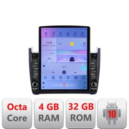 Navigatie VW Polo 2014- G-655 ecran tip TESLA 9.7" cu Android Radio Bluetooth Internet GPS WIFI 4+32GB DSP 4G Octa Cor CarStore Technology