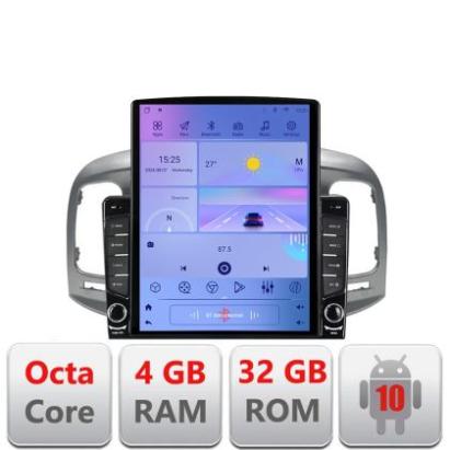 Navigatie Hyundai Accent 2006-2012 G-Accent ecran tip TESLA 9.7" cu Android Radio Bluetooth Internet GPS WIFI 4+32GB D CarStore Technology