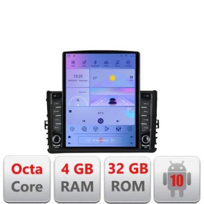 Navigatie Toyota Corolla 2017-2018 G-AURIS-2017 ecran tip TESLA 9.7" cu Android Radio Bluetooth Internet GPS WIFI 4+32 CarStore Technology