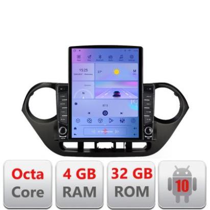 Navigatie HHyundai I10 2013-2019 G-HY38 ecran tip TESLA 9.7" cu Android Radio Bluetooth Internet GPS WIFI 4+32GB DSP 4G CarStore Technology