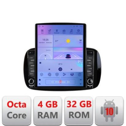 Navigatie Smart For Two 2015- G-Smart15 ecran tip TESLA 9.7" cu Android Radio Bluetooth Internet GPS WIFI 4+32GB DSP 4 CarStore Technology
