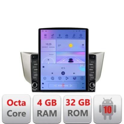 Navigatie Lexus RX 2003-2009 G- rx-03 ecran tip TESLA 9.7" cu Android Radio Bluetooth Internet GPS WIFI 4+32GB DSP 4G CarStore Technology