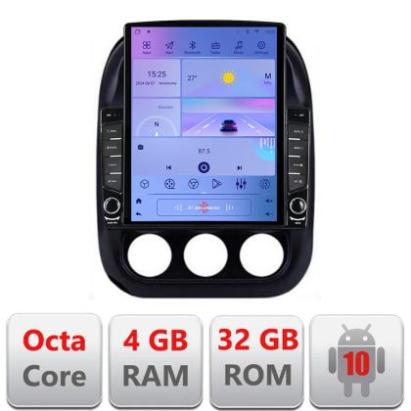 Navigatie Jeep Compass 2010-2016 Manual H-2500 ecran tip TESLA 9.7" cu Android Radio Bluetooth Internet GPS WIFI 4+32G CarStore Technology