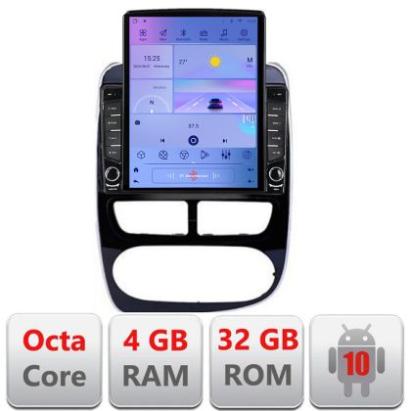 Navigatie Renault Clio 4 V1 H-467 ecran tip TESLA 9.7" cu Android Radio Bluetooth Internet GPS WIFI 4+32GB DSP 4G Octa CarStore Technology