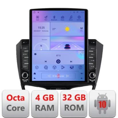 Navigatie Opel Karl 2017- H-karl ecran tip TESLA 9.7" cu Android Radio Bluetooth Internet GPS WIFI 4+32GB DSP 4G Octa CarStore Technology