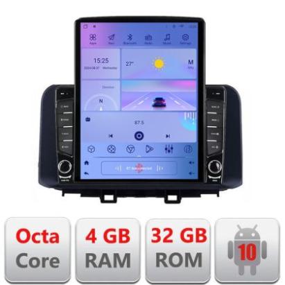 Navigatie Hyndai Kona H-1058 ecran tip TESLA 9.7" cu Android Radio Bluetooth Internet GPS WIFI 4+32GB DSP 4G Octa Core CarStore Technology