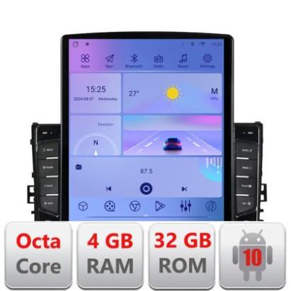Navigatie Toyota Auris dupa 2017 H-Auris ecran tip TESLA 9.7" cu Android Radio Bluetooth Internet GPS WIFI 4+32GB DSP CarStore Technology