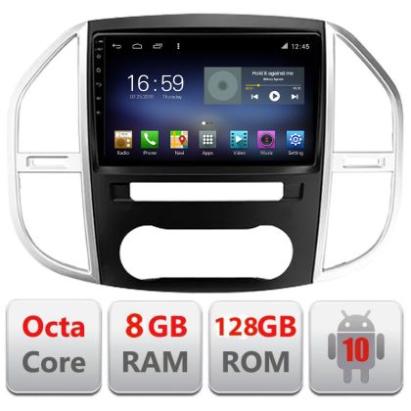 Navigatie Mercedes Vito w447 2016- Android radio gps internet Octa Core 8+128 LTE Kit-w447+EDT-E610 CarStore Technology