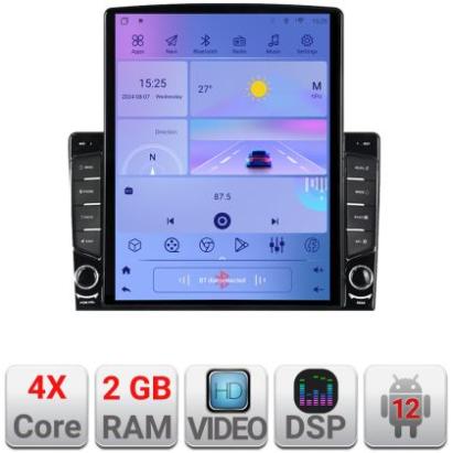 Navigatie Toyota Auris 2007-2013 K-auris-2013 ecran tip TESLA 9.7" cu Android Radio Bluetooth Internet GPS WIFI 2+32 D CarStore Technology