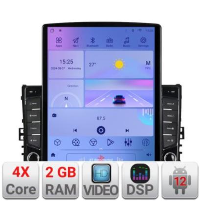 Navigatie Toyota Auris dupa 2017 K-Auris ecran tip TESLA 9.7" cu Android Radio Bluetooth Internet GPS WIFI 2+32 DSP Qu CarStore Technology