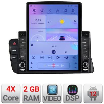 Navigatie Audi A4 2008-2016 NON-MMI K-A4 ecran tip TESLA 9.7" cu Android Radio Bluetooth Internet GPS WIFI 2+32 DSP Qu CarStore Technology
