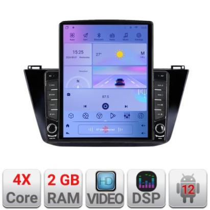 Navigatie VW Tiguan dupa 2016 K-5883 ecran tip TESLA 9.7" cu Android Radio Bluetooth Internet GPS WIFI 2+32 DSP Quad C CarStore Technology