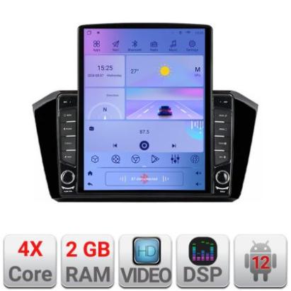 Navigatie VW PASSAT 2015- K-518 ecran tip TESLA 9.7" cu Android Radio Bluetooth Internet GPS WIFI 2+32 DSP Quad Core CarStore Technology