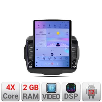 Navigatie Jeep Renegade K-500 ecran tip TESLA 9.7" cu Android Radio Bluetooth Internet GPS WIFI 2+32 DSP Quad Core CarStore Technology