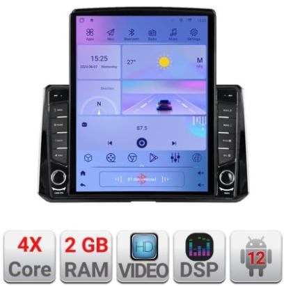 Navigatie Toyota Corolla dupa 2020 K-388 ecran tip TESLA 9.7" cu Android Radio Bluetooth Internet GPS WIFI 2+32 DSP Qu CarStore Technology