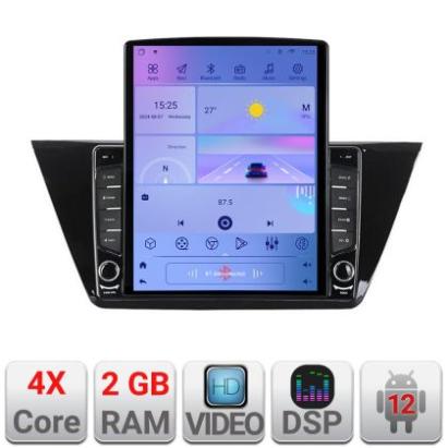 Navigatie VOLKSWAGEN TOURAN 2016- K-3144 ecran tip TESLA 9.7" cu Android Radio Bluetooth Internet GPS WIFI 2+32 DSP Qu CarStore Technology