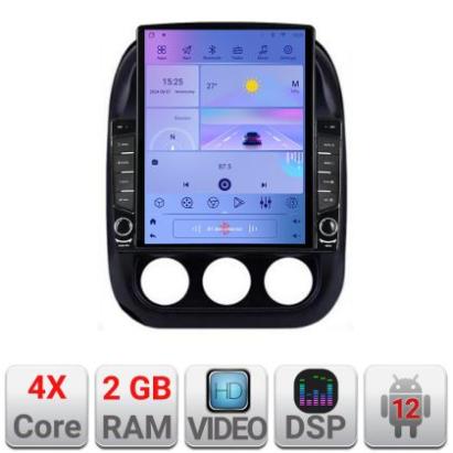Navigatie Jeep Compass 2010-2016 Manual K-2500 ecran tip TESLA 9.7" cu Android Radio Bluetooth Internet GPS WIFI 2+32 CarStore Technology