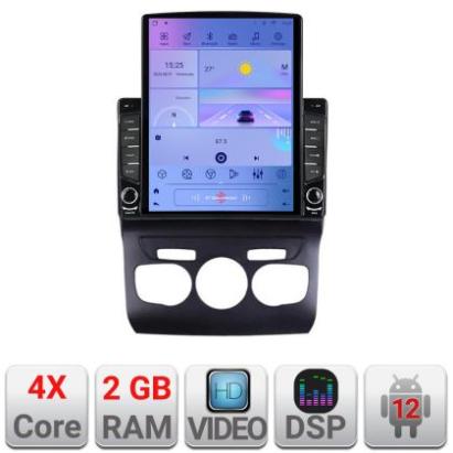 Navigatie Citroen C4 2011-2016 K-241 ecran tip TESLA 9.7" cu Android Radio Bluetooth Internet GPS WIFI 2+32 DSP Quad C CarStore Technology