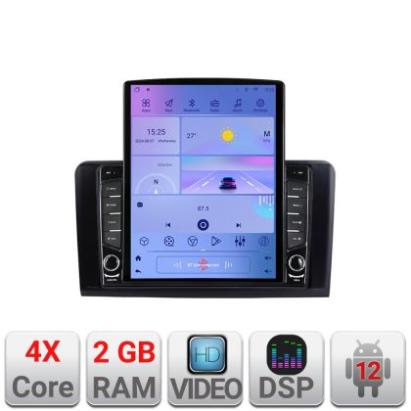 Navigatie Mercedes ML GL K-213 ecran tip TESLA 9.7" cu Android Radio Bluetooth Internet GPS WIFI 2+32 DSP Quad Core CarStore Technology