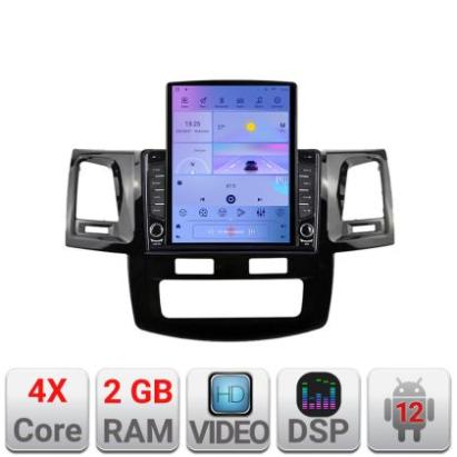 Navigatie Toyota Hilux 2008-2014 K-143 ecran tip TESLA 9.7" cu Android Radio Bluetooth Internet GPS WIFI 2+32 DSP Quad CarStore Technology