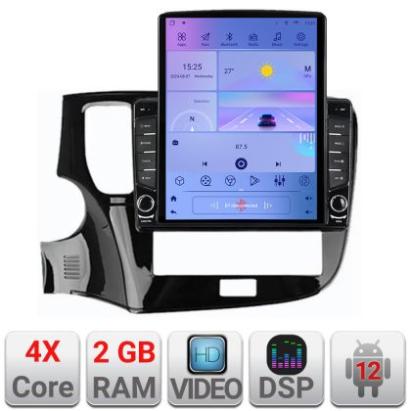 Navigatie Mitsubishi Oultander 2020- K-1230-20 ecran tip TESLA 9.7" cu Android Radio Bluetooth Internet GPS WIFI 2+32 CarStore Technology