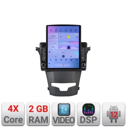 Navigatie Ssangyong Korando 2014-2019 K-1159 ecran tip TESLA 9.7" cu Android Radio Bluetooth Internet GPS WIFI 2+32 DS CarStore Technology