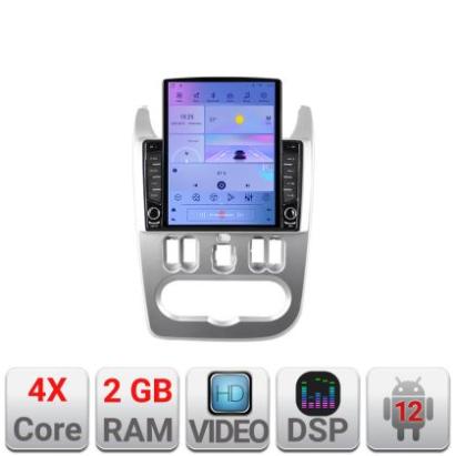 Navigatie Dacia Duster 2010-2012 K-099 ecran tip TESLA 9.7" cu Android Radio Bluetooth Internet GPS WIFI 2+32 DSP Quad CarStore Technology