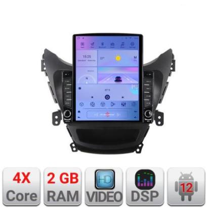 Navigatie Hyundai Elantra 2011-2013 K-092 ecran tip TESLA 9.7" cu Android Radio Bluetooth Internet GPS WIFI 2+32 DSP Q CarStore Technology