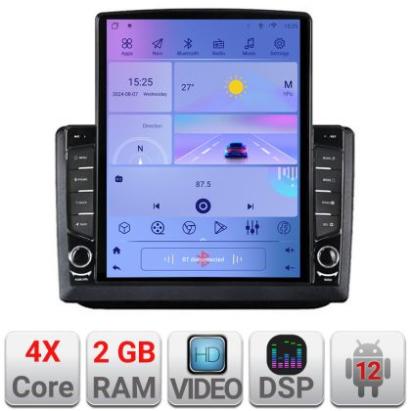 Navigatie Skoda Fabia 2 2009-2014 Android radio gps internet quad core 2+32 ecran vertical 9.7" Kit-fabia2+EDT-E708 CarStore Technology