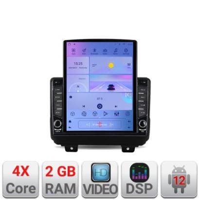 Navigatie Jeep Wrangler 2018- K-WRANGLER ecran tip TESLA 9.7" cu Android Radio Bluetooth Internet GPS WIFI 2+32 DSP Qu CarStore Technology